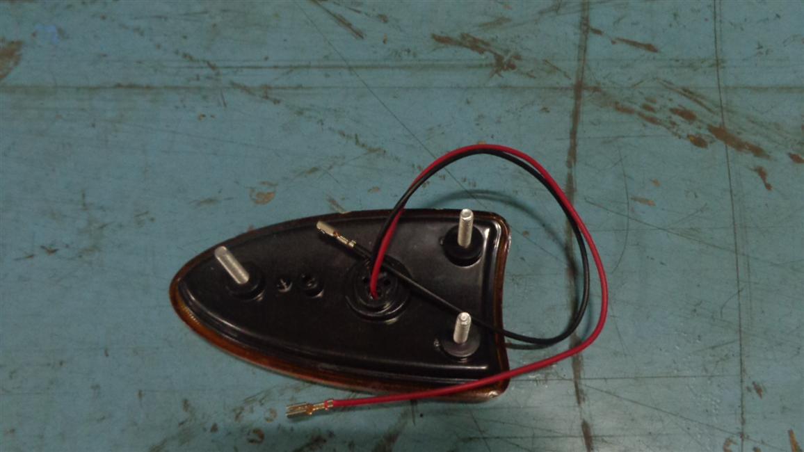 Turn signal assembly-rear view mirror, 128 large triangle light, 282200080/282200090-1