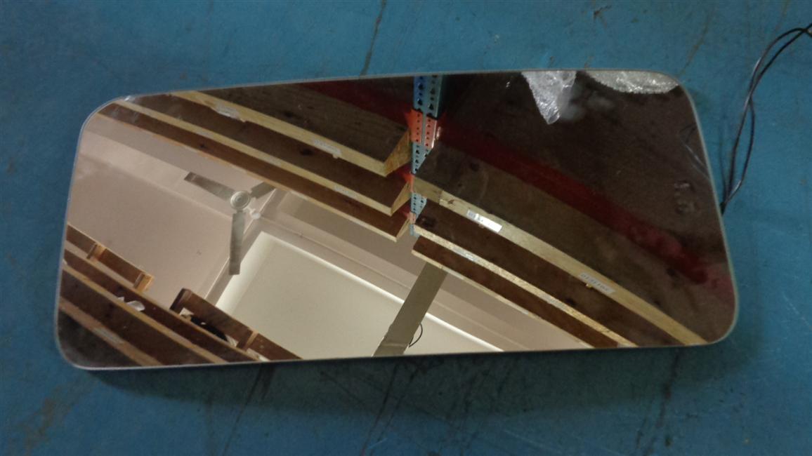 Lentille principale du rétroviseur (avec marque E), 282200007/282200008