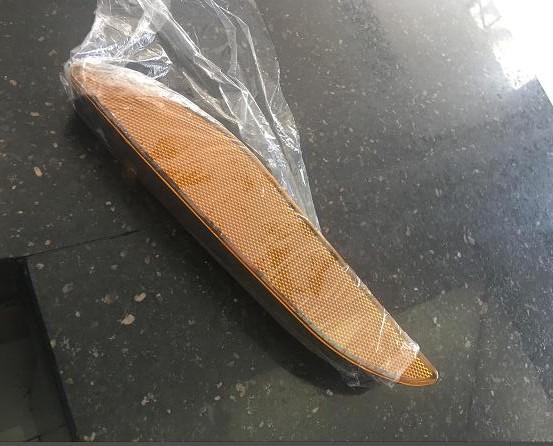 Салонгвейская пластиковая зеркальная лампа в сборе (плоская пленка) слева, 282200386