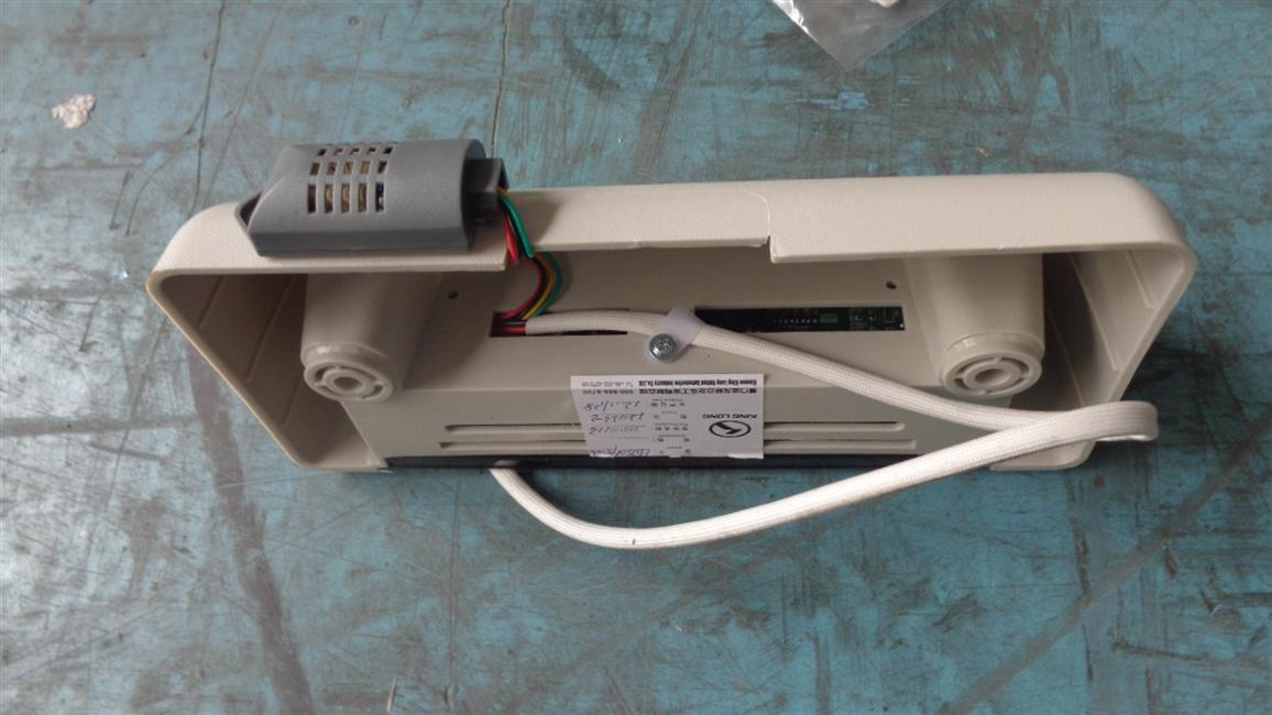 Electronic clock, hanging HDSD195-04, 24V, 37090 gray and white