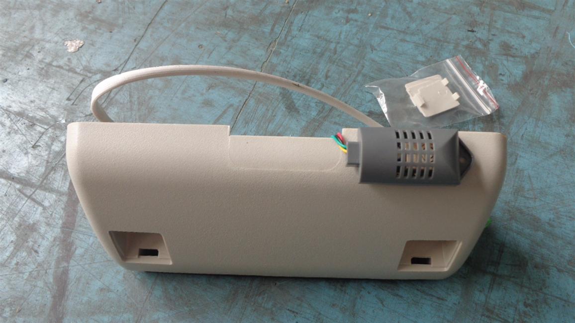 Electronic clock, hanging HDSD195-04, 24V, 37090 gray and white-2