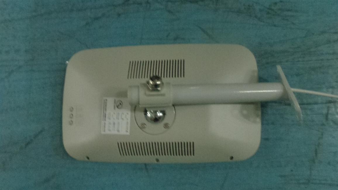 Hiheda HDSJ300-05, inner rearview mirror, ivory white, time display, 21cm beveled single display-2