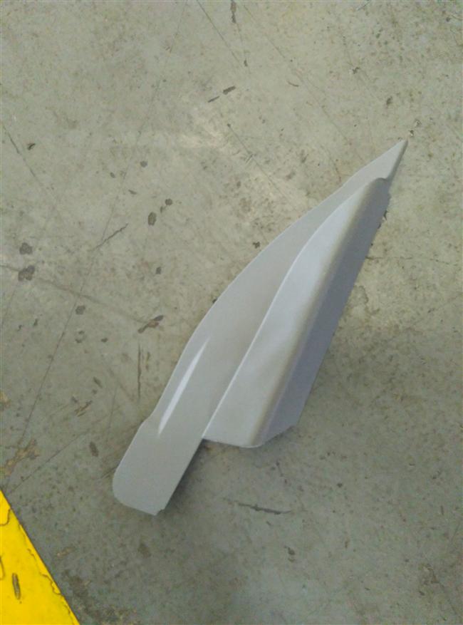 Left rearview mirror interior decorative panel assembly, ry gray L8053, KS2