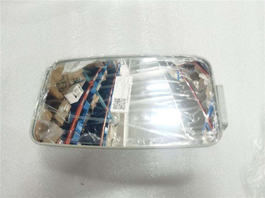 Inner rearview mirror, KWFDC5-3, grayish white, no time display, mounting bracket length 200, curvature R1348-1