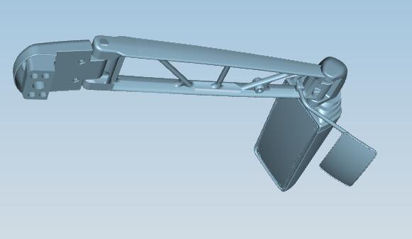 Côté gauche, rétroviseur extérieur, KW19-34, type de cadre en fer, dégivrage électrique électrique, type double longueur