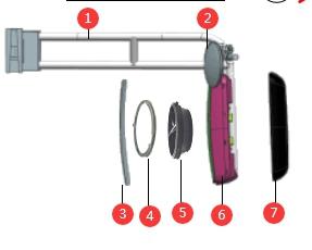 Left external rearview mirror, Wuxi morning light, iron frame type, electric, defrosting, double-length type