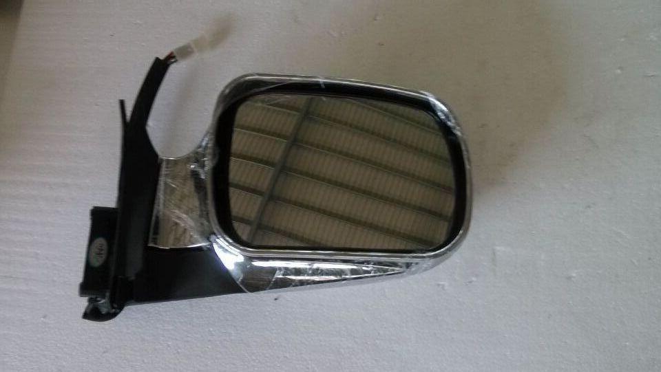 Exterior rearview mirror assembly, left rudder right side, thick-side chrome plating, electric, double lights, KS