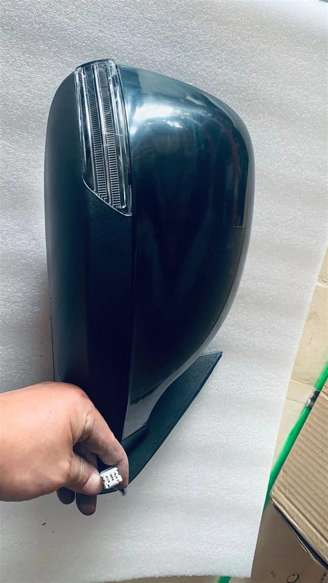 Exterior rearview mirror assembly, left rudder, right side, thick surface, paintless, electric, none, KS2V