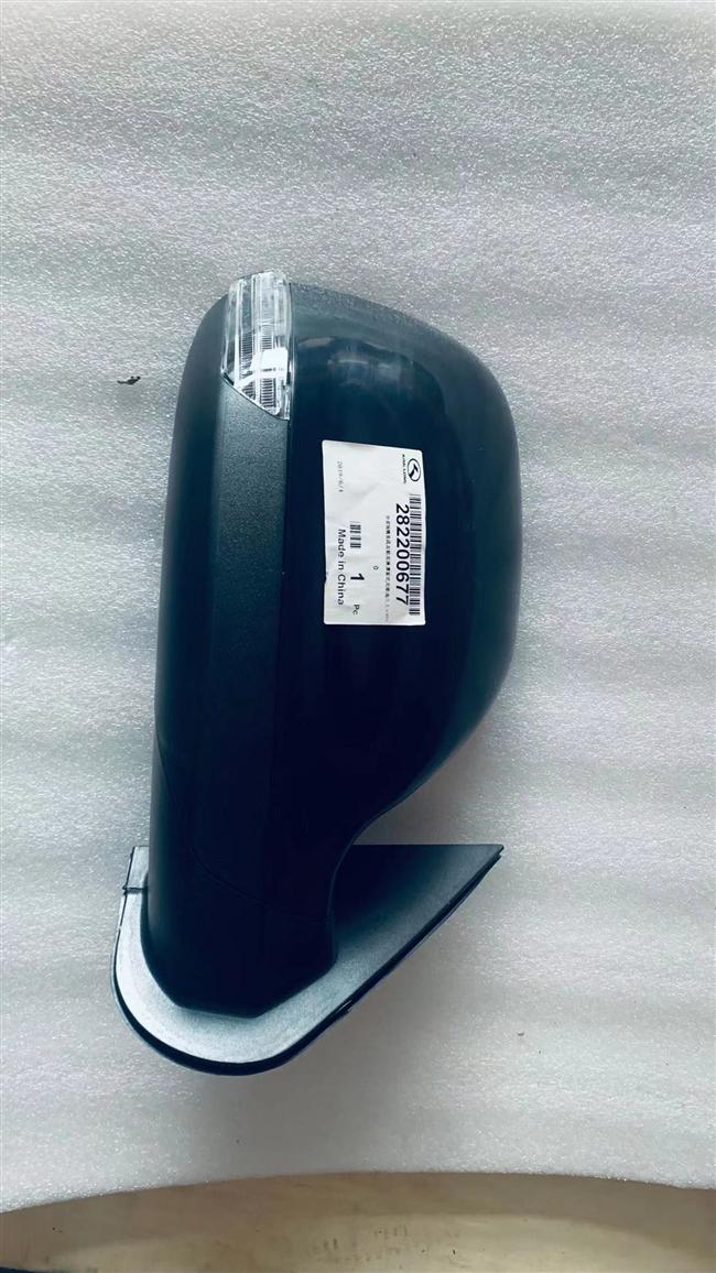 Exterior rearview mirror assembly, left rudder, right side, thick surface, paintless, electric, none, KS2V-1