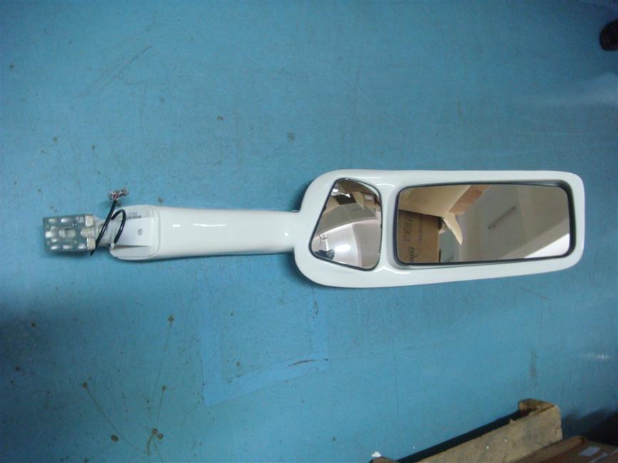 Left external rearview mirror assembly, Shanghai Mekron 6118, rabbit ear type, electric electric defrost, 6118Y-2