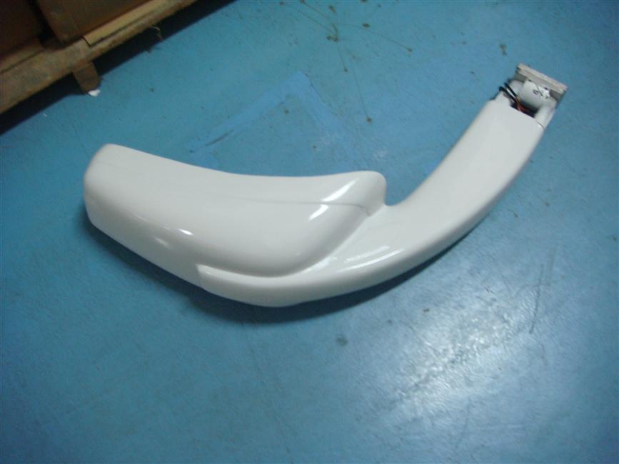 Right external rearview mirror assembly, Shanghai Mekron 6118, rabbit ear type, electric electric defrost, 6118Y-2