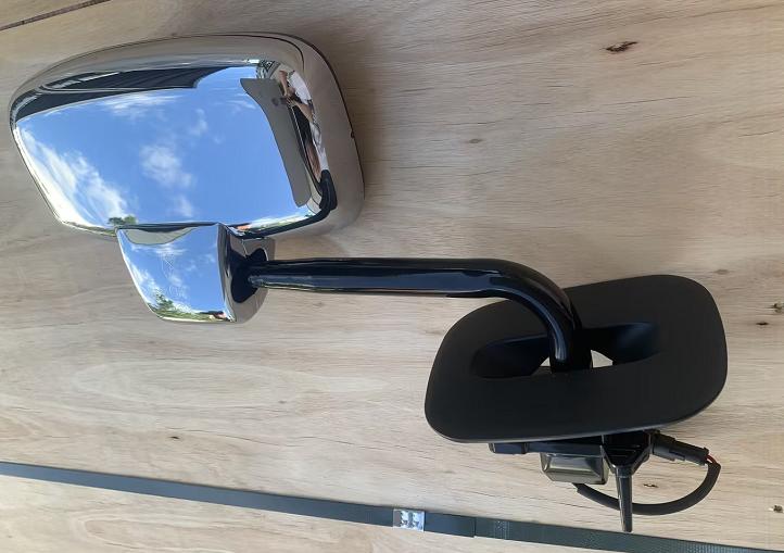 Left front exterior rearview mirror, DG2001B, iron frame type, electric defrost, new China Pakistan 6716AY-1