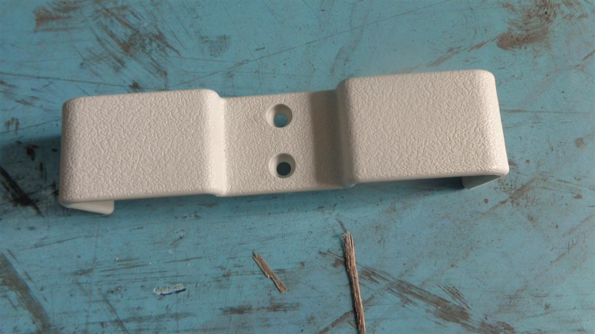 Curtain hook, 74449 off-white, double heads in the middle window