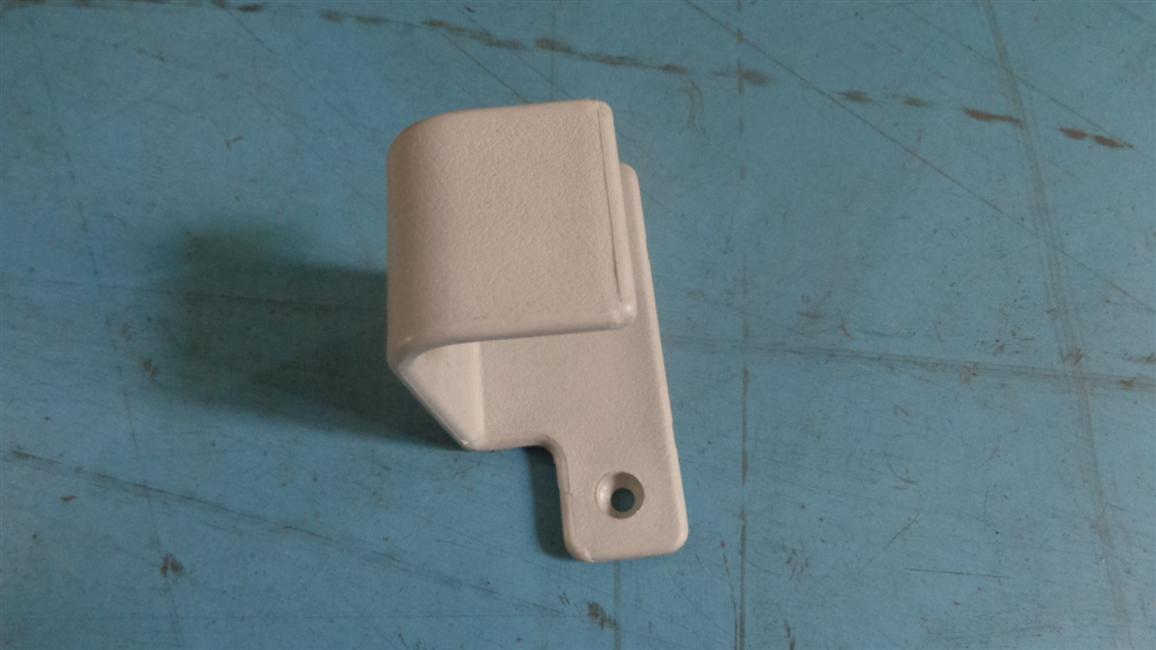 Curtain hook, 74449 off-white, single head for front and rear end-1