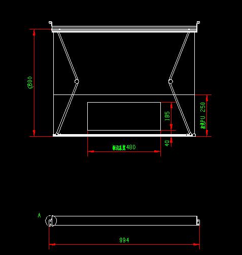 Sunshade, сгибание, ручное, 990, однокорпусный, регулируемый угол, демпфирование и ударопоглощение-1