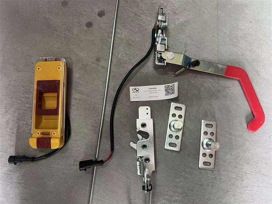 Safety door lock, 6112AY, iron frame aluminum door panel safety door, MS17B-7000-1