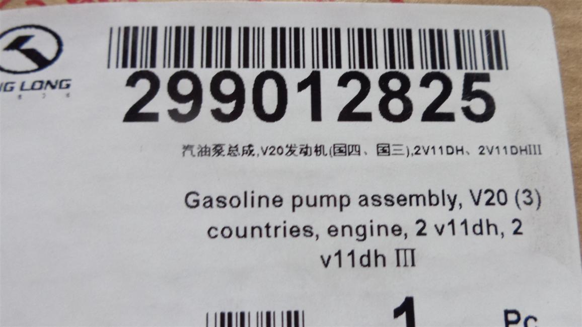 汽油泵总成,V20发动机(国四、国三),2V11DH、2V11DHⅢ-1