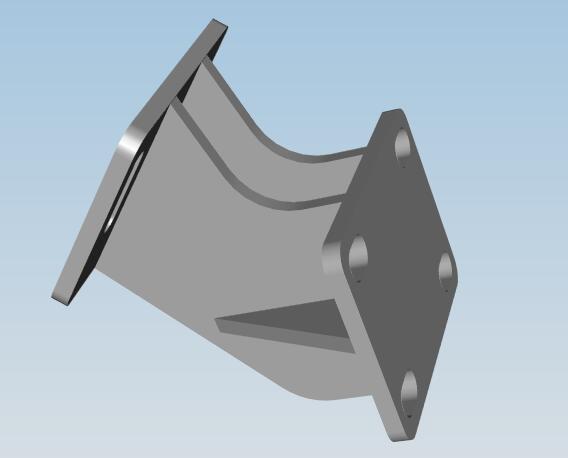 Right bracket-engine front mounting, YC 6A240-30 , 320100070