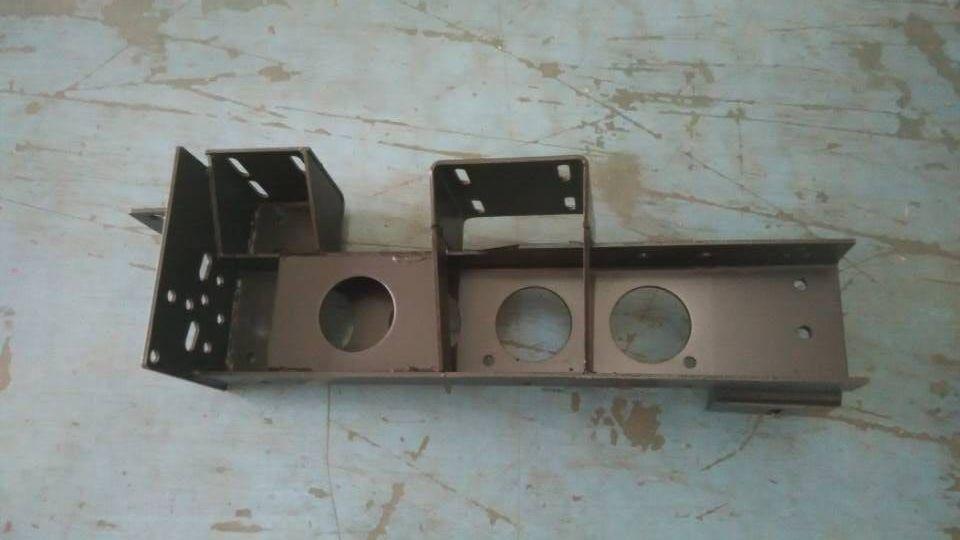 Rear beam assembly-radiator