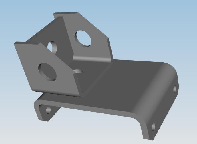 Bracket-stabilizing rod hanging rod