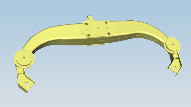 C-type bracket (left)-airbag