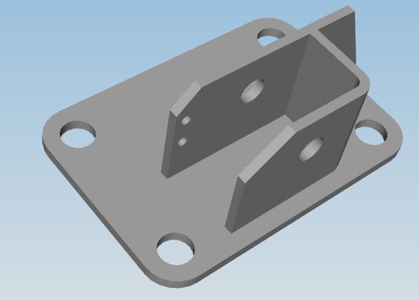 Left bracket-rear stabilizer rod hanging rod