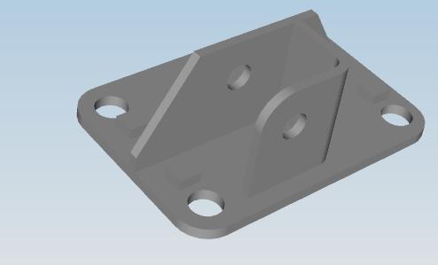 Right bracket-rear stabilizer rod hanging rod