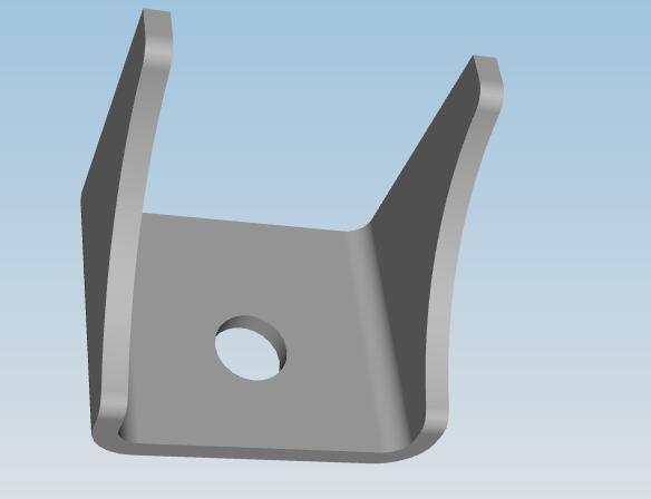 Upper bracket-rear vibration damper