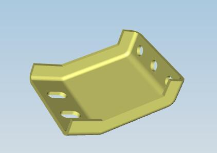 Gustrap-front suspension beam