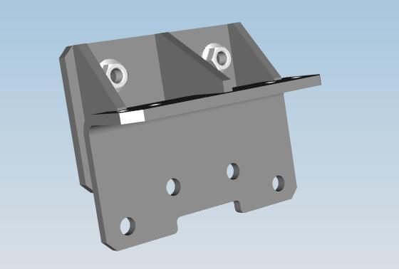 Bracket-steering middle rocker