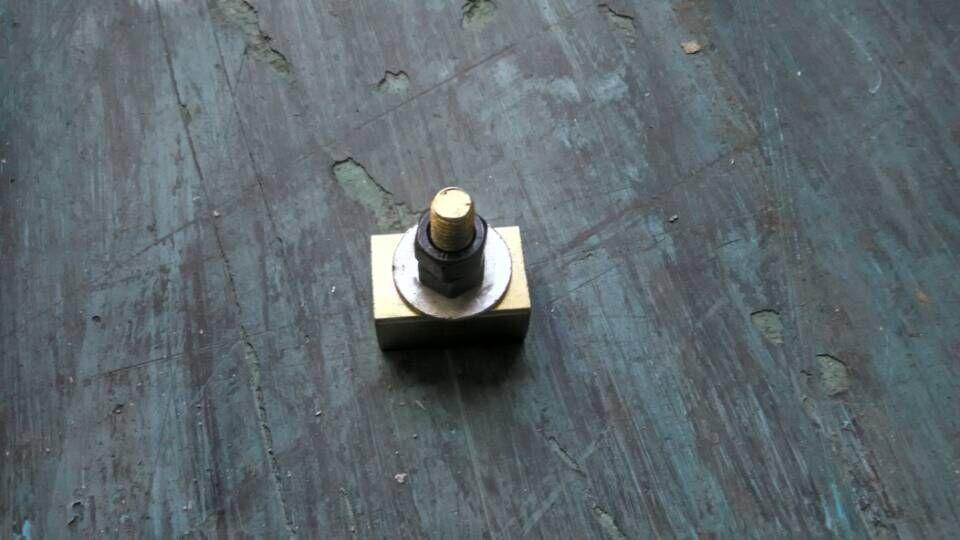 Ground wire fixing rod, single ground column, M8