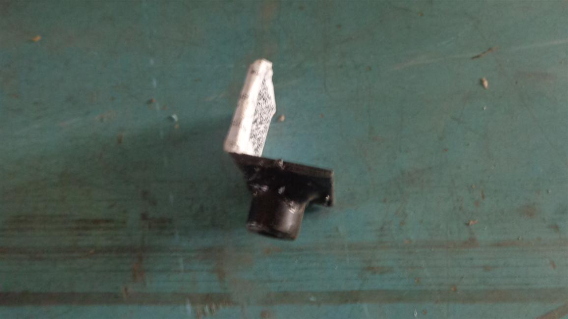 Rear compartment door air spring bracket, Q235A t=3.0,6127G-2