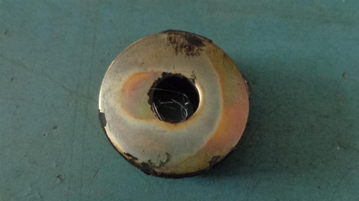 Rubber cushion, H14-D50-D15, convex shape