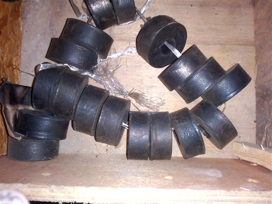 Rubber Washer - Rear Suspension, 14.5, 16