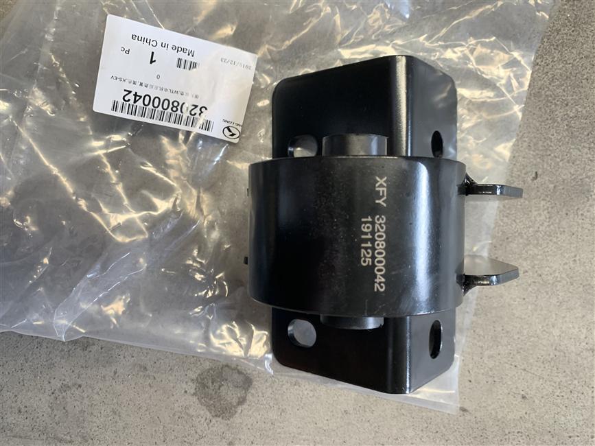 Buffer pad, WTL motor left rear suspension, black, KS-EV-3