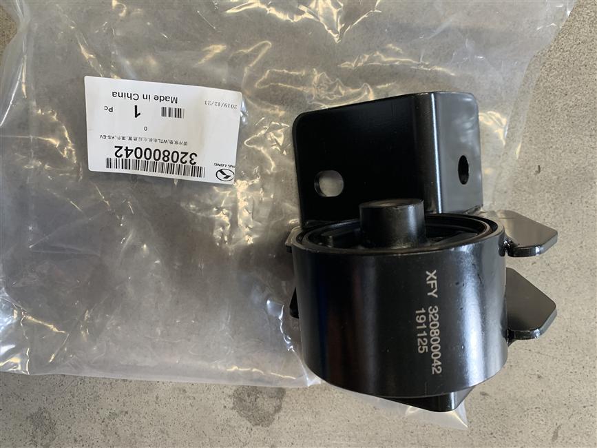 Buffer pad, WTL motor left rear suspension, black, KS-EV