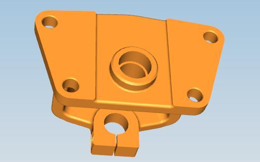 Bracket-rear leaf spring fixing, φ30, 75, casting-4