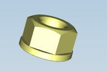 Shibilao nut, DTF-C0M24X3, nut grade 10, phosphating treatment