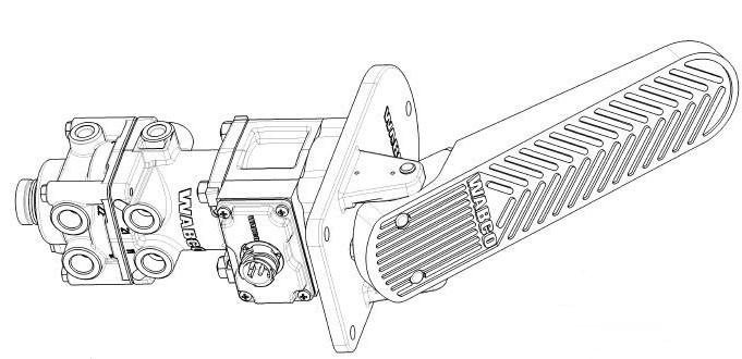 Brake master pump, WABCO, 461 318 612 0, floor-standing-2