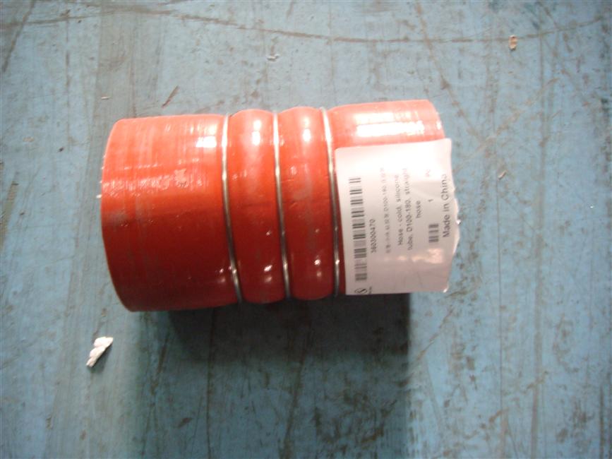 Hose-intercooling, silicone, D100, straight hose, 190-1