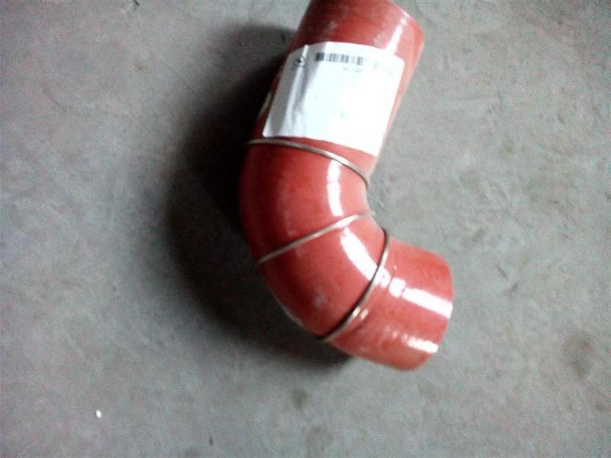 Hose-intercooling, silicone, D89, flat bent pipe-90°, 130*170