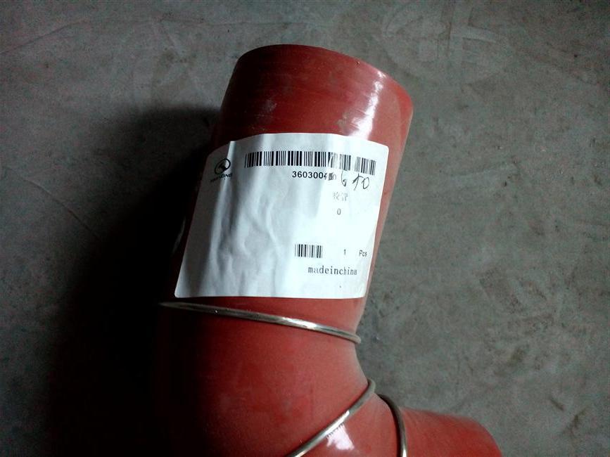 Hose-intercooling, silicone, D89, flat bent pipe-90°, 130*170-1