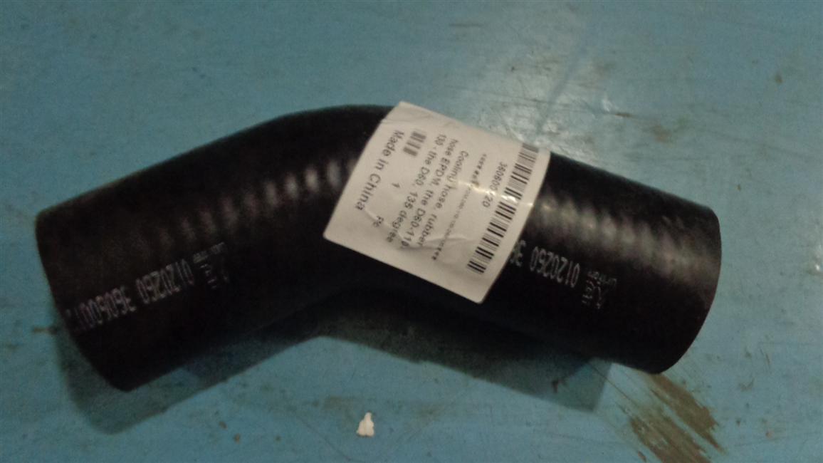 Cooling hose, EPDM, D60, flat bent pipe-non 90°, 110*130*135°-1
