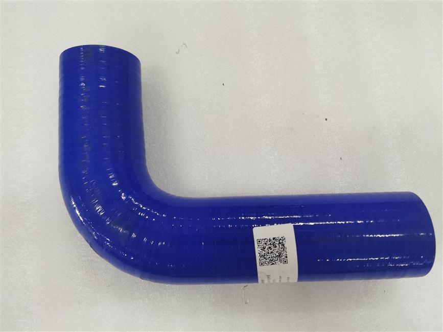 Cooling hose, silicone, D60, flat bent pipe-90°, 160*255