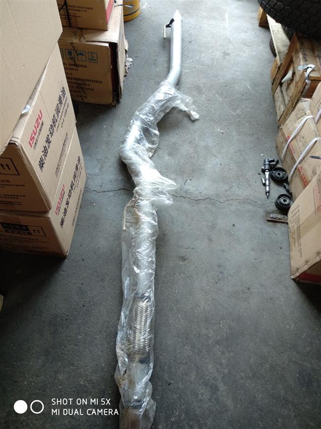 Rear exhaust pipe, SC28, 3665mm, National IV, KT