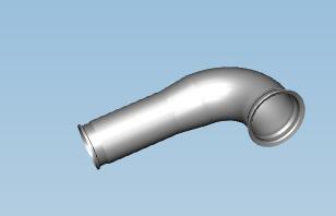 Exhaust pipe, YC4G-40