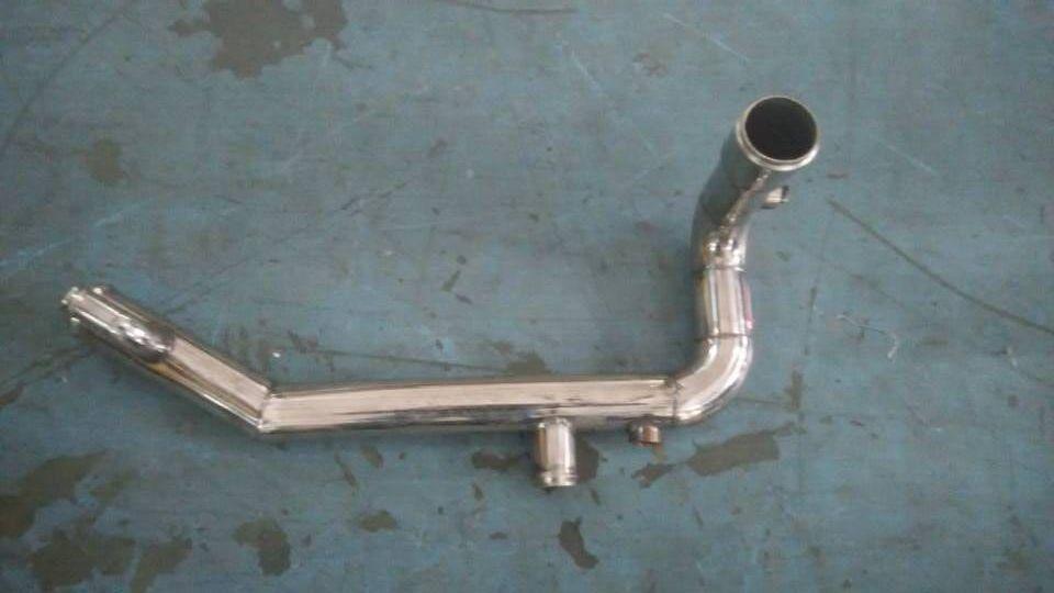 Steel pipe assembly-cooling, D50-D60, space pipe, 190*400*187