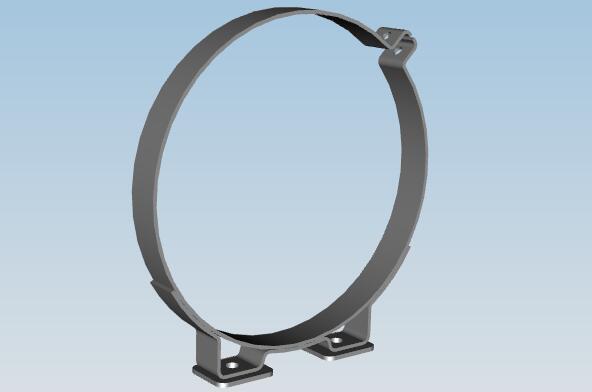 Hoop-Post Processor, Q235A, D347, 199, 140 (M14)