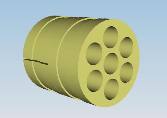 Luggage tray through hole sealing rubber parts
