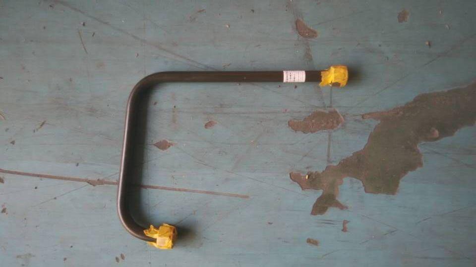 Galvanized seamless steel pipe assembly, D16*1.5